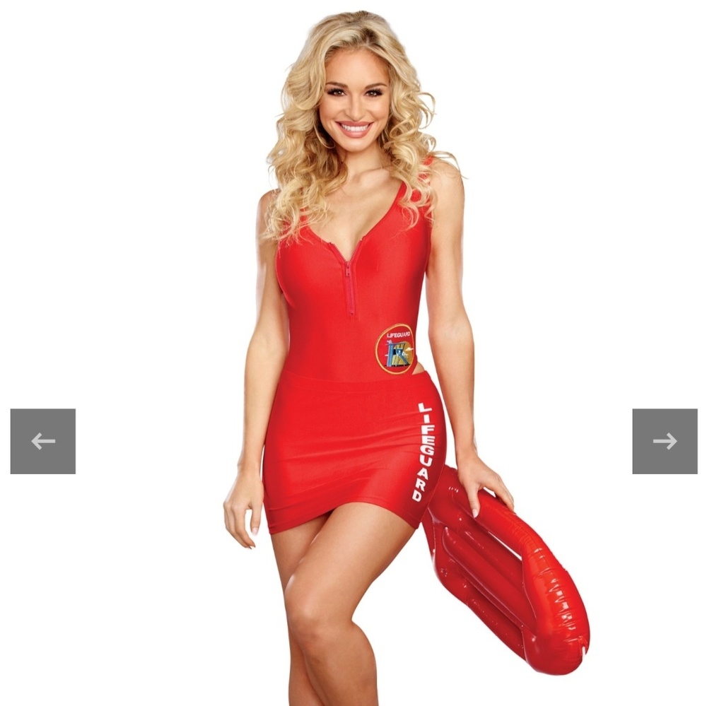 Ladies Sexy lifeguard beach wear costume